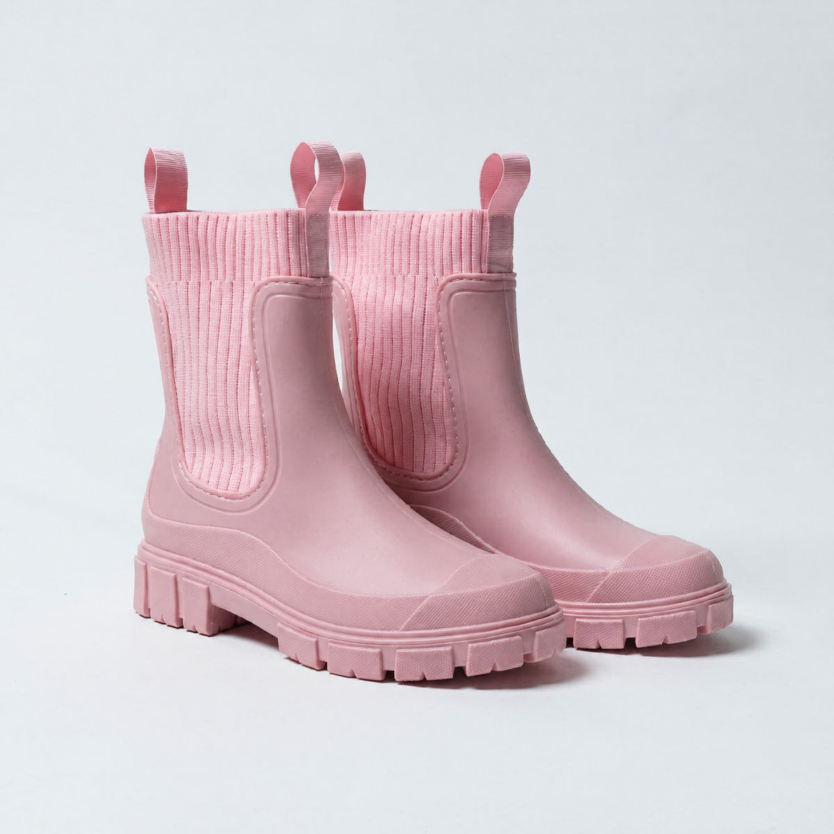 The Cherry Drop rain boot in Blossom, pair